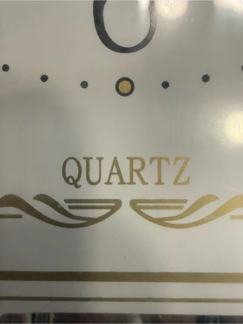 Quartz Mantel Wall Clock in Silver